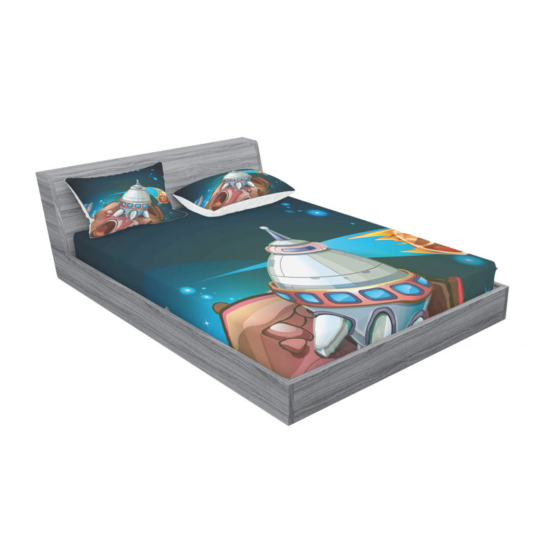 Microfiber Sheet Set, Full/Double Sheet Set with Fitted Sheet