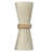 Corset 2-Light Wall Sconce, Off-White