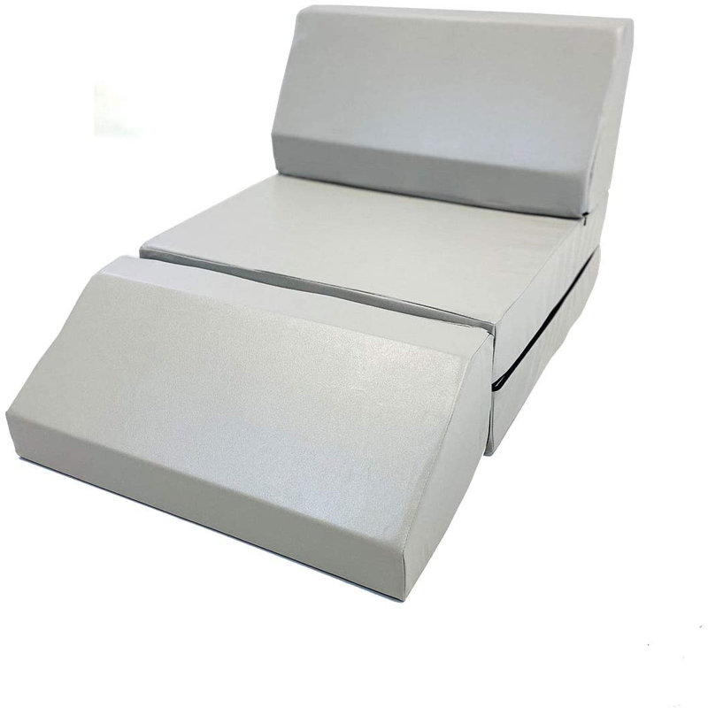 Mini canapé de jeu Foamnasium Blocksy pour un jeu actif et imaginatif, Gris goéland