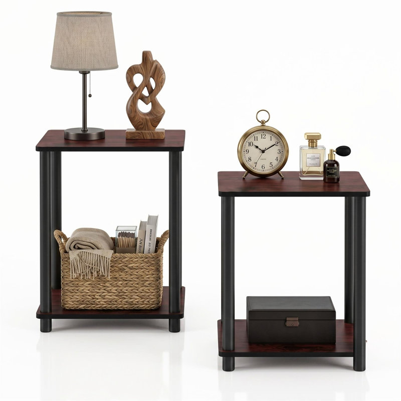  Ensemble de 2 tables d'appoint Turn-N-Tube