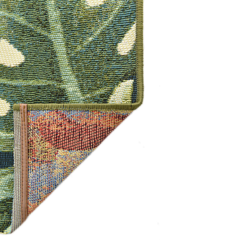 Tapis intérieur / extérieur floral Cindina, Rectangle 4pi x 6 pi