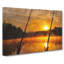 Fishing Rods And Lake - Wrapped Canvas-61876856