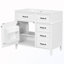 Meuble-lavabo autoportant avec tiroirs et tablette-823439216
