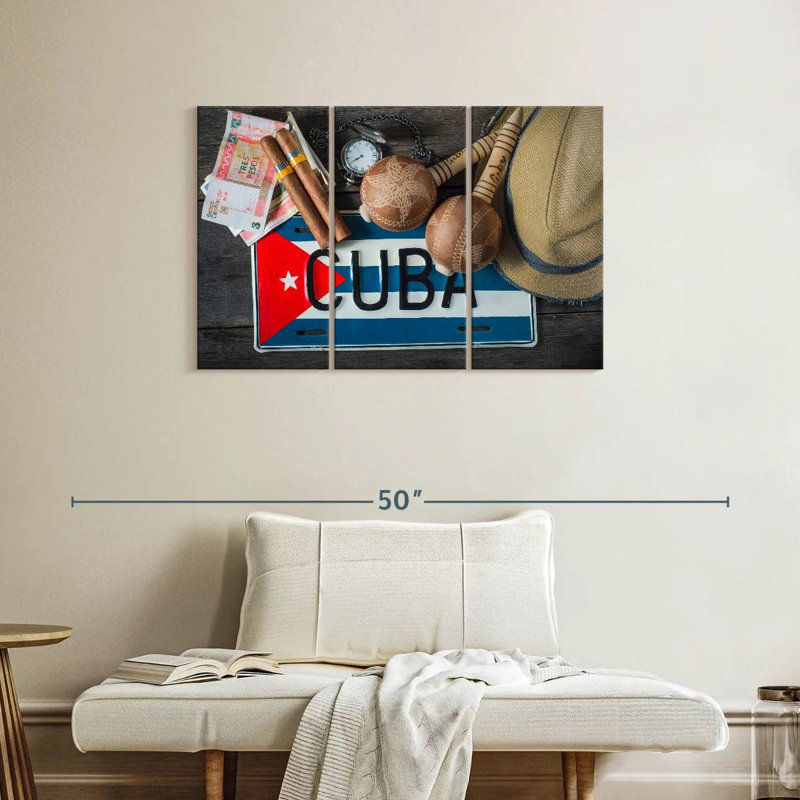 Syd All Things Cuba, 24" H x 38" W