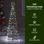  LED Christmas Tree with 390 LEDs 250 cm Iron-1363244563
