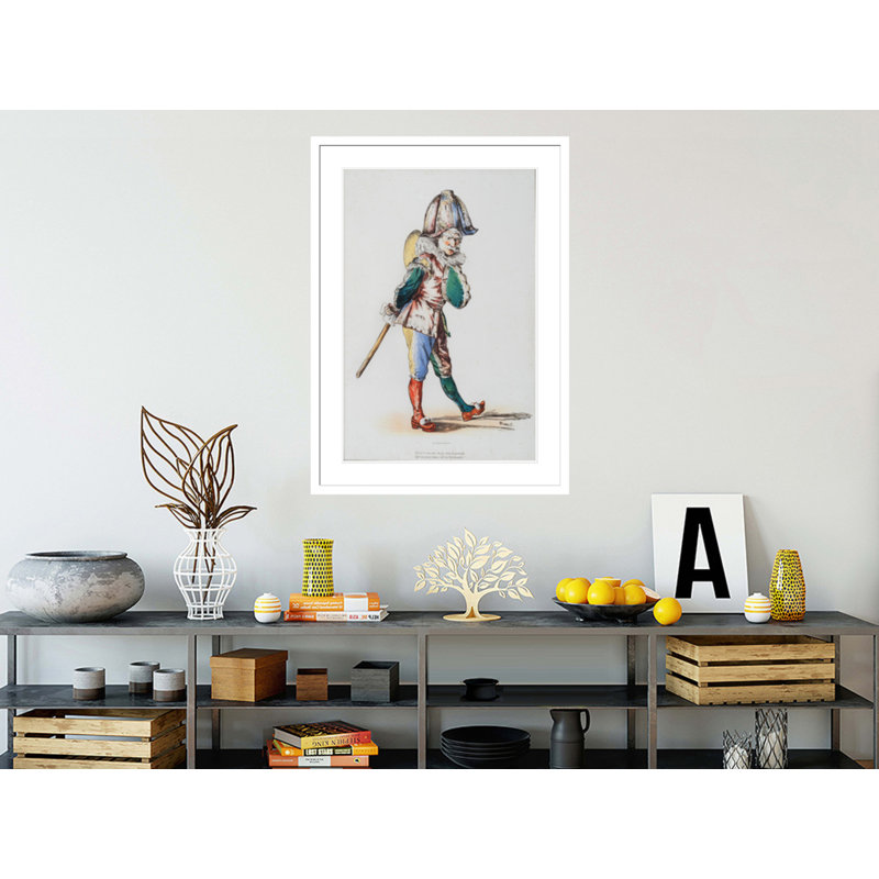 «Polchinelle» par Edward Manet, impression giclée sur cadre, H 41,5 po x l 29,91 po