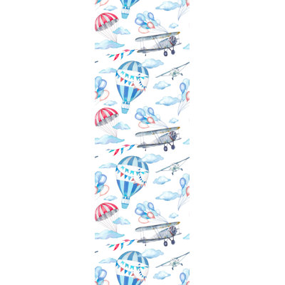 Buster Removable Watercolor Balloons Nursery Wallpaper Peel and Stick Wallpaper Roll