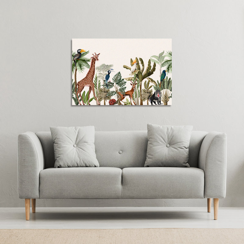 No Title by Andrew Lee - Wrapped Canvas Print