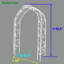 Metal Garden Arch - 8 Assemblable Styles, White, Improve Decoration Ways To Build, Cream Enhance Outdoors