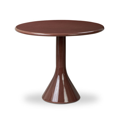 Vernon Dining Table-Smooth Red Concrete