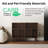 Jhamal Record Player Stand with Charging Station Holds up to 300 Albums for Bedroom Living Room Office-563139727