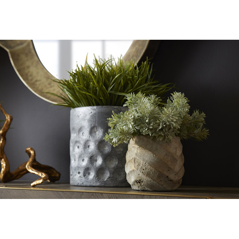 Cache Ceramic Planter, 5.75" H x 6.5" W x 6.5" D