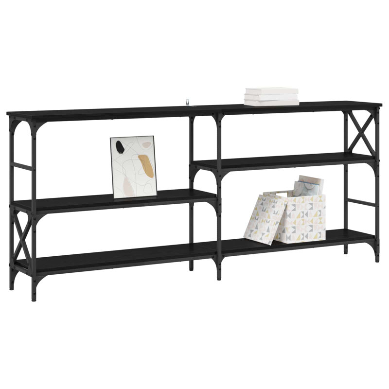 Console Table, Black Oak, Black Oak, Black Oak