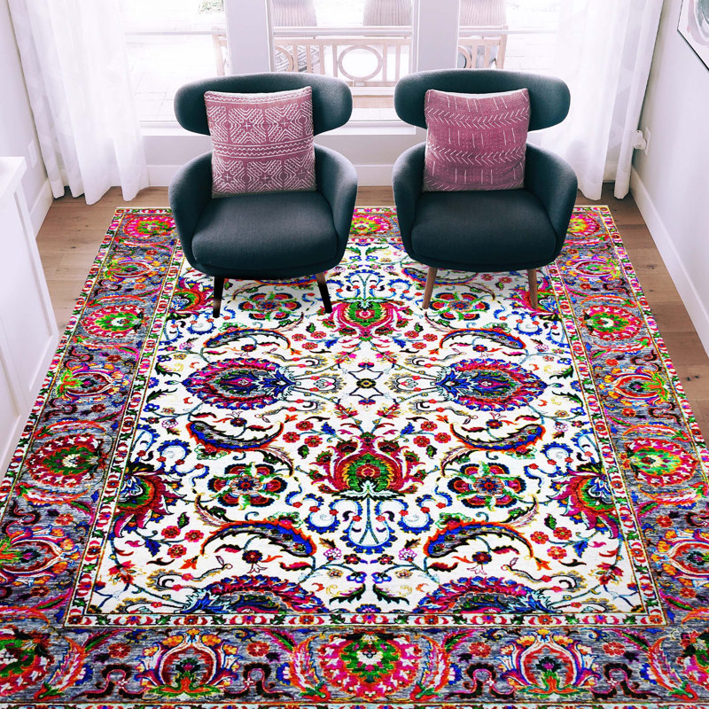 Oriental Area Rug, Rectangle 9' x 12'