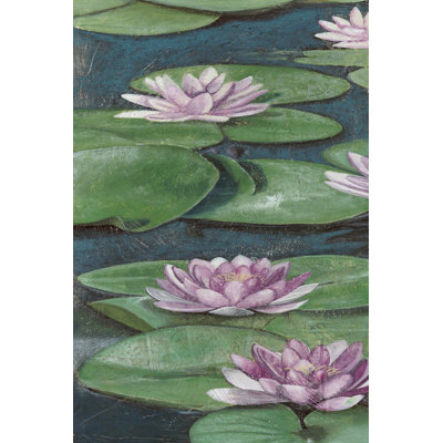 Tranquil Lilies I by Naomi McCavitt - 1 Piece Wrapped Canvas Painting