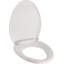 Siège de toilette allongé vintage beige à fermeture en douceur PP 19 po Vintage-120320112