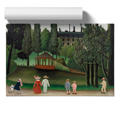 View of Montsouris Park by Henri Rousseau - Frameless Print