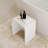 Casainc Riverside Freestanding Solid Surface Bathroom Shower Stool
