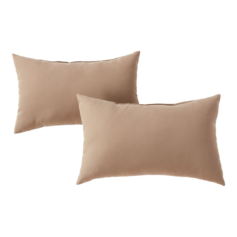 Coussin lombaire à rayures intérieur/extérieur Henrich, Coronado, Ensemble de 4