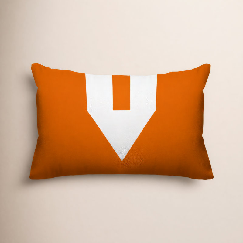 Coussin lombaire intérieur / extérieur Luella, Orange