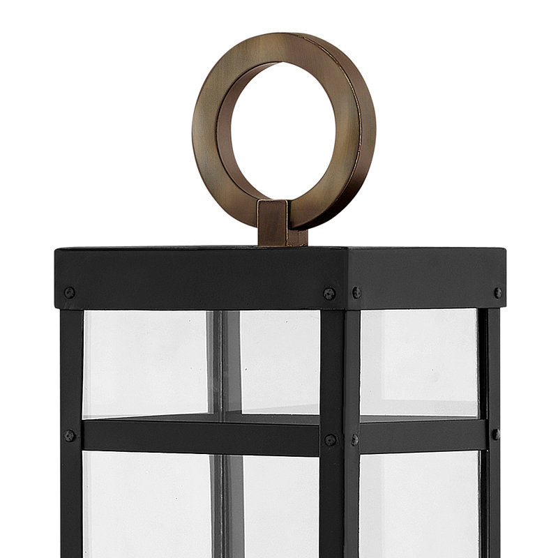 Porter 1 -Light 22.75" H Hardwired Lantern Head, Brown