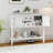 Buffet Sideboard Cabinet Entryway Console Table with 2 Doors and 2 Drawers White-1849609018