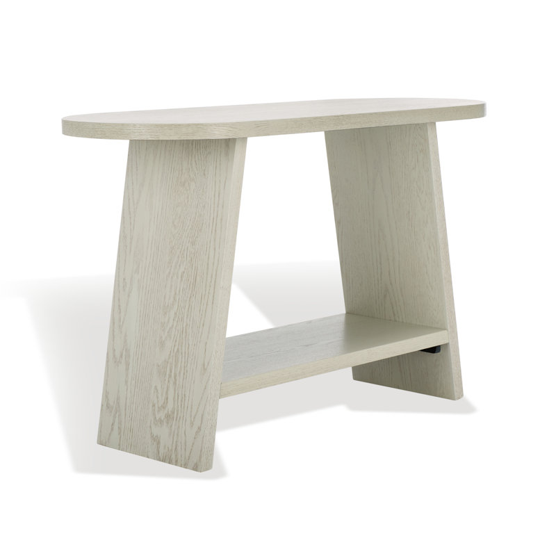 Mattelynn Wood Console Table, White Wash
