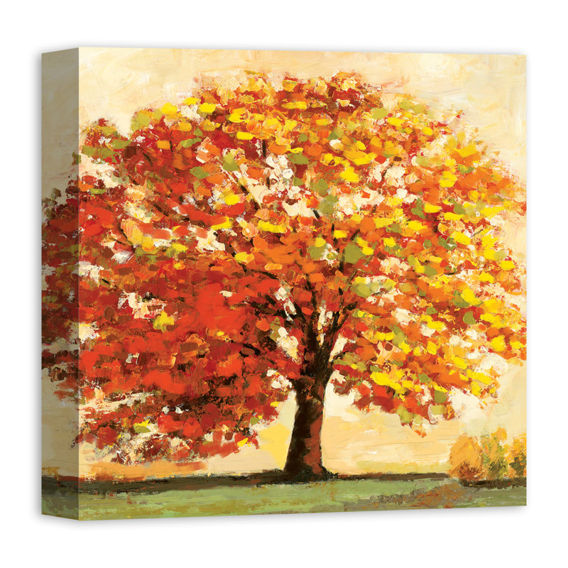 « automne tree », reproduction de peinture à l’acrylique sur toile