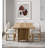 Curry Oak Solid Wood Dining Table