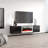 Gofried 72" Modern TV Stand with Electric Fireplace, High Gloss Finish, Wall-Mounted-29299717