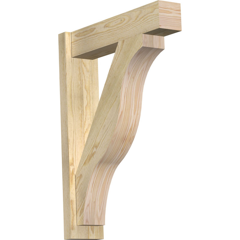 Jeu de blocs Funston, Sapin Douglas de 6 po (sciage brut), P 24 po x H 32 po