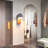 Dillman Aluminum LED Plug-in Armed Sconce-1274715009