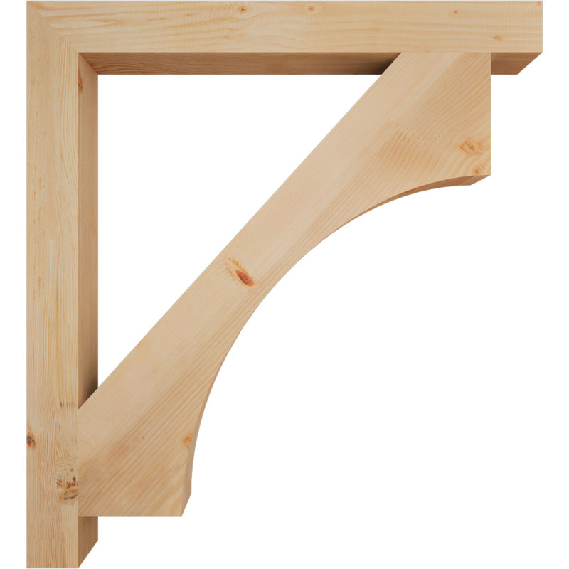 Support Westlake Block, Cèdre rouge de l'Ouest (lisse), H 44 po x l 3,5 po x P 40 po