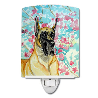 Fawn Great Dane Ceramic Night Light