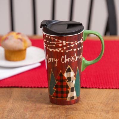 Evergreen Enterprises, Inc 17oz. Ceramic Travel Mug