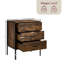 Oscar 3 Drawer Chest Of Drawers-471553296