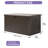 Edrosie Inc 150 Gallons Water Resistant Resin Lockable Deck Box-128126048-92535874