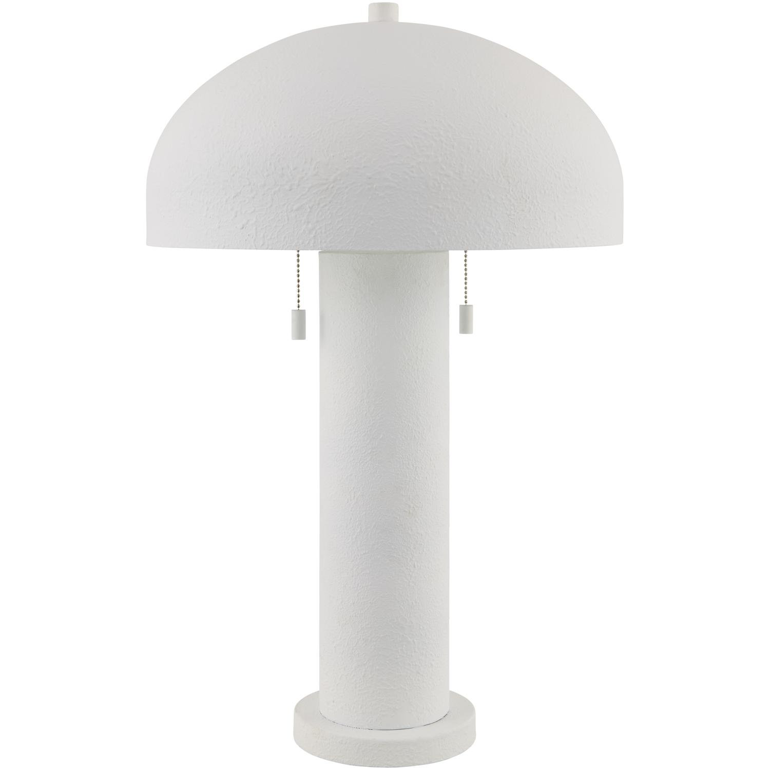 Iron Table Lamp, White