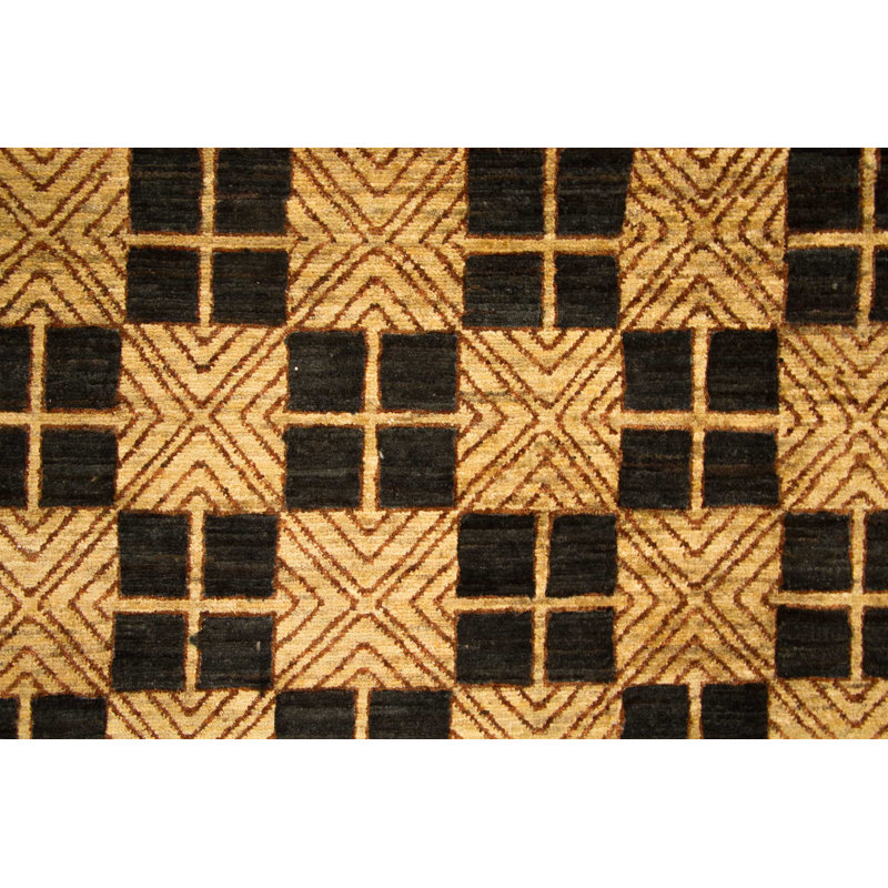 Striped Hand Woven 198cm X 288cm Area Rug