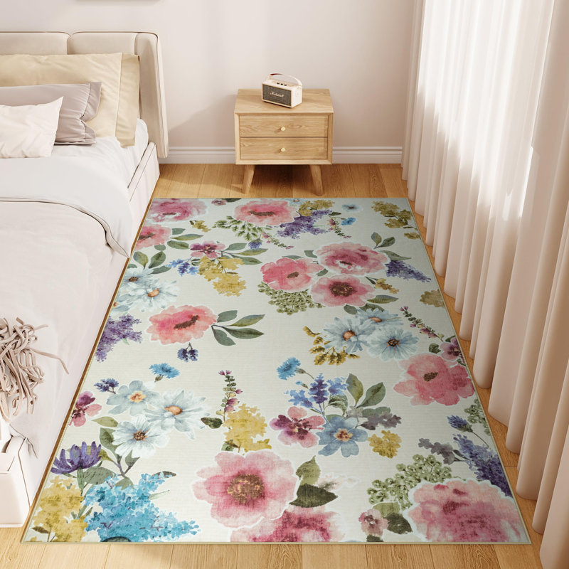 Tapis floraux d'intérieur