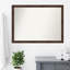 Miroir de salle de bain mural non biseauté 21,25 po x 27,25 po Wildwood Brown-88634749