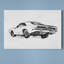 « Classic car sketch I », reproduction sur toile tendue-1376939048