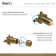 House Of Rohl 1/2" Therm & Pressure Balance Rough-in Valve With up to 3 Functions