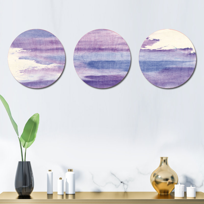 Modern Abstract Wall Decor on Metal