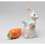 Easter Bunny Holding The Carrot Salt And Pepper Shaker Set