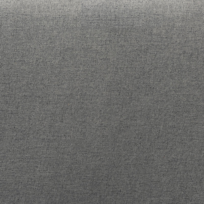 Lit plateforme en tissu d'ameublement gris foncé Jordison, Gris foncé