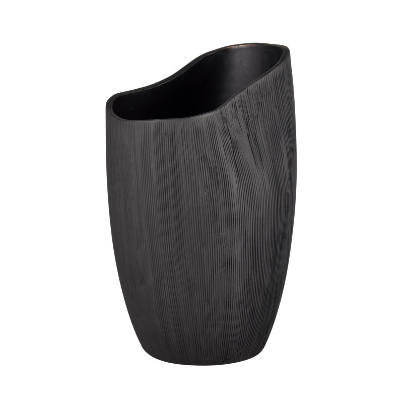 Pashko Vase - Black, Black