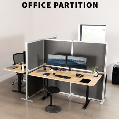 Gray Office Partitions