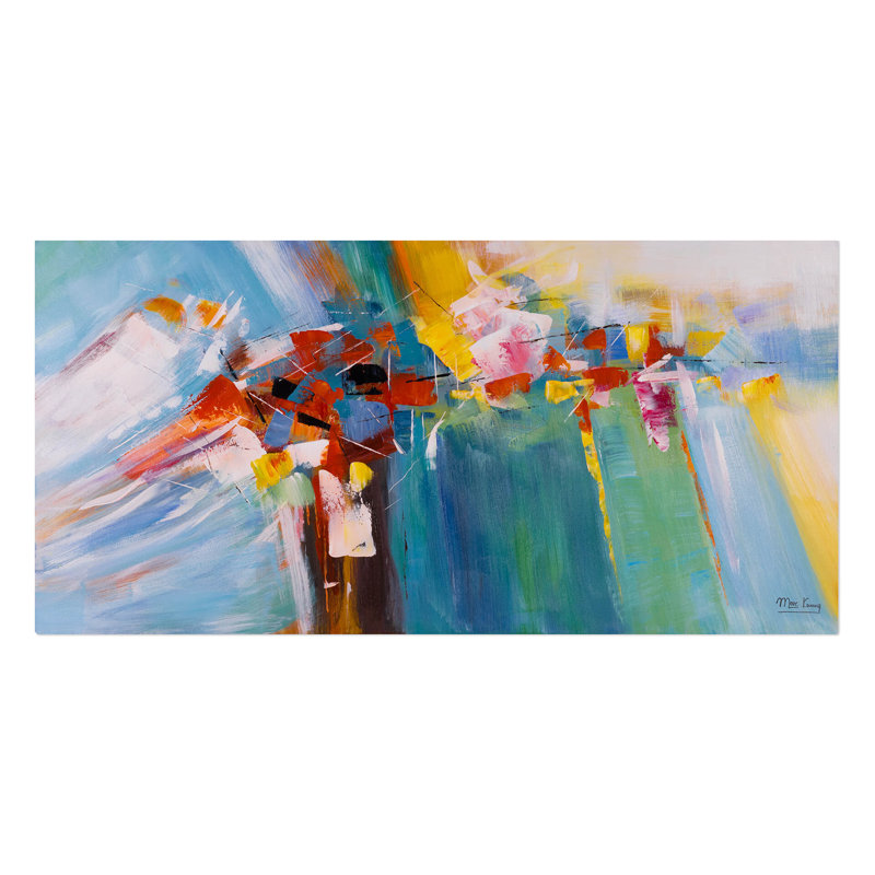 Hand -painted acrylic painting Enchanting Reef