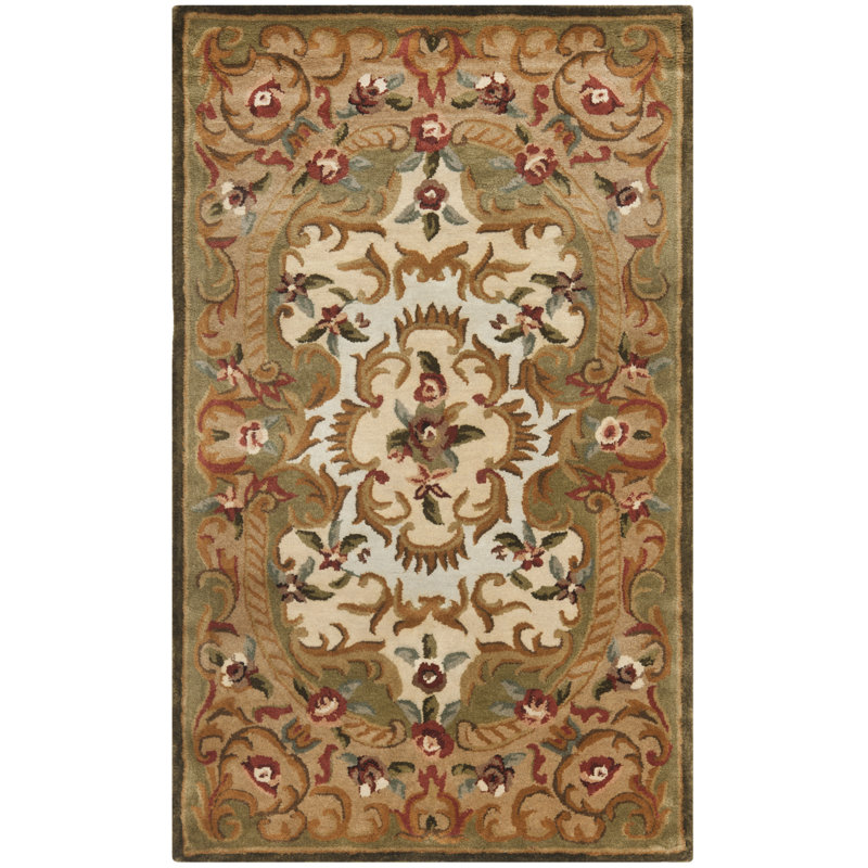 Tosca Hand Tufted Wool Oriental Rug, Rectangle 3' x 5'